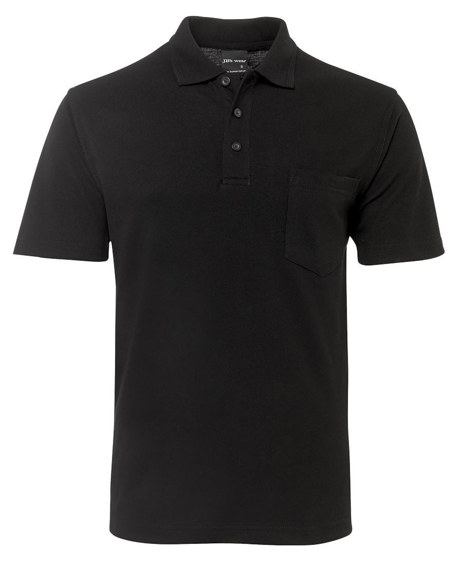 JB's Wear-Jb's Pocket Polo - Adults-Black / S-Uniform Wholesalers - 2