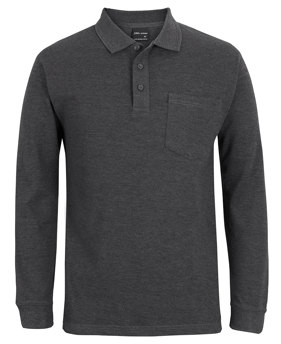 JBs Wear L/S Pocket Polo - Adults (210PL)