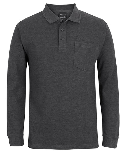 JBs Wear L/S Pocket Polo - Adults (210PL)