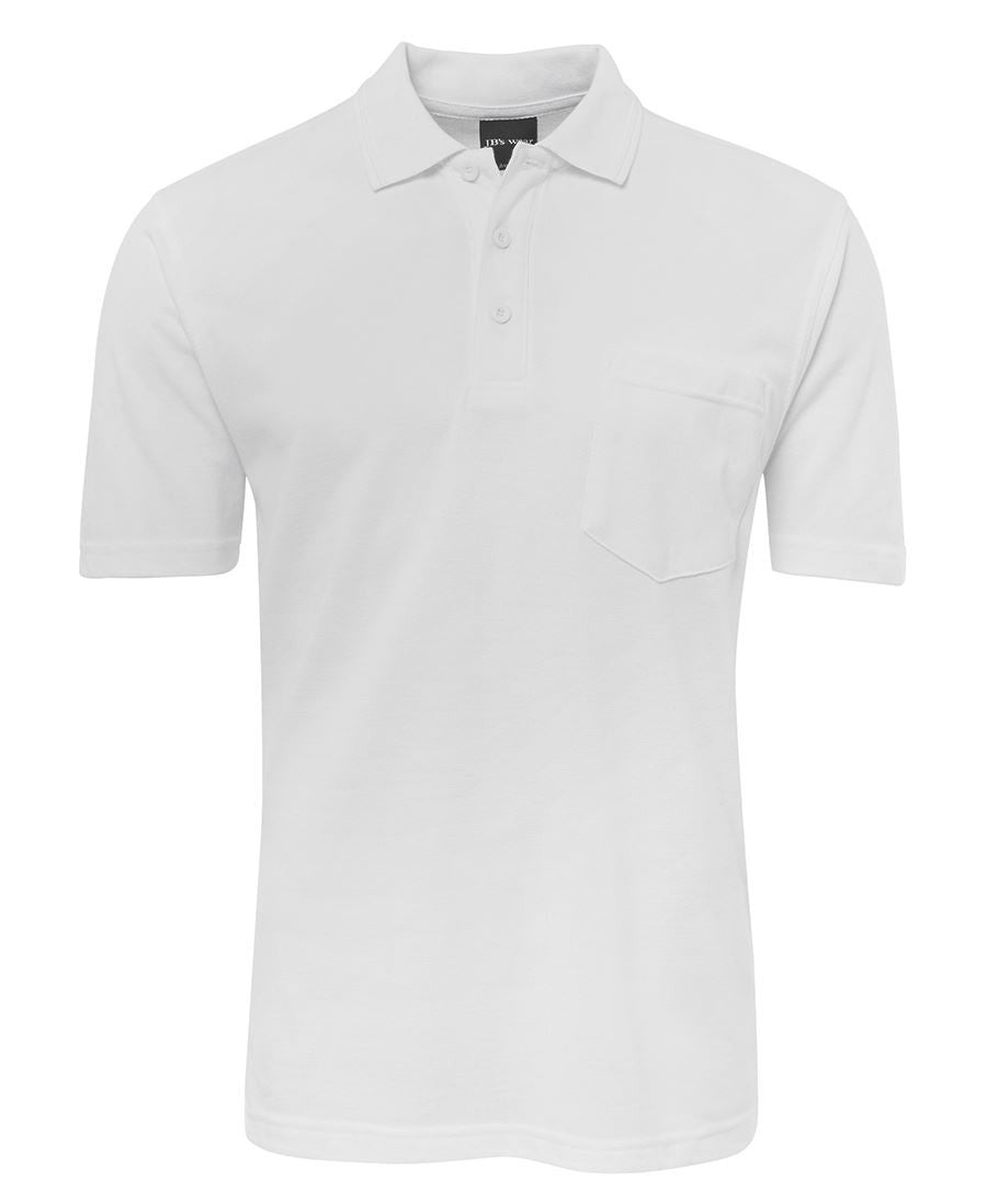 JB's Wear-Jb's Pocket Polo - Adults-White / S-Uniform Wholesalers - 8