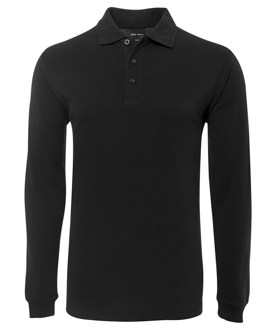 JB's Wear-JB's Long Sleeve 210 Polo - Adults-Black / S-Uniform Wholesalers - 2