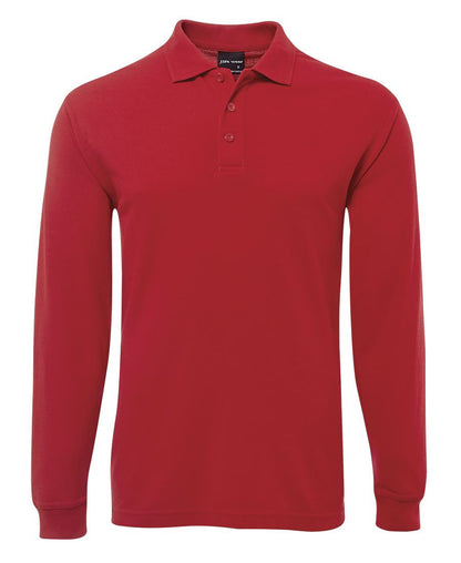 JB's Wear-JB's Long Sleeve 210 Polo - Adults-Red / S-Uniform Wholesalers - 7