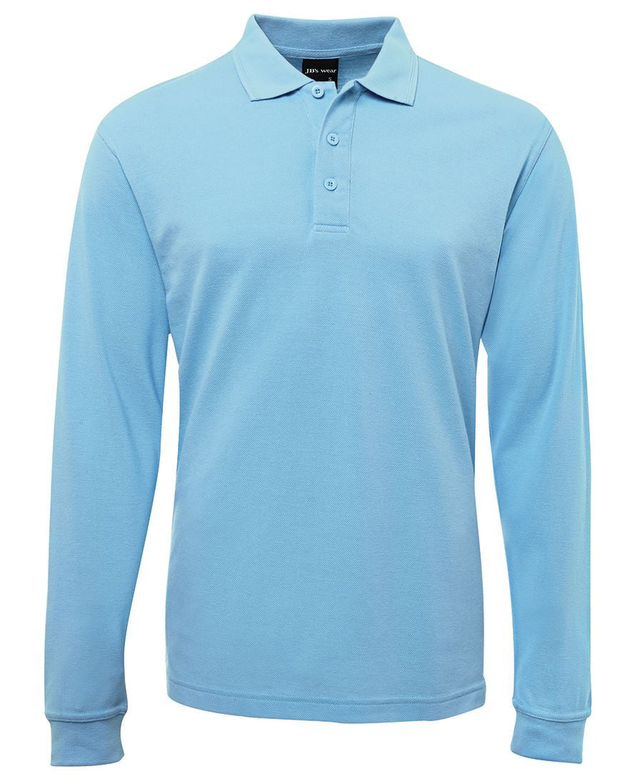 JB's Wear-JB's Long Sleeve 210 Polo - Adults-Light Blue / S-Uniform Wholesalers - 5