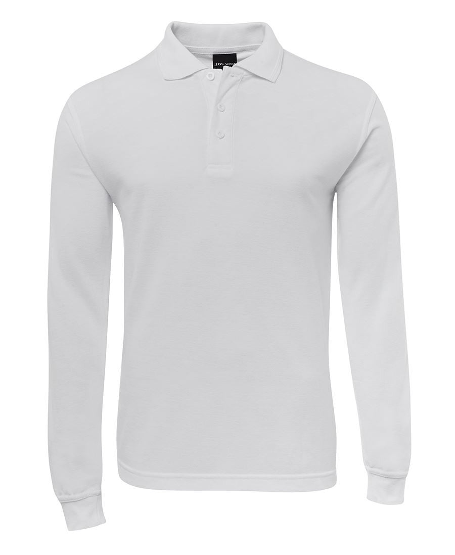 JB's Wear-JB's Long Sleeve 210 Polo - Adults-White / S-Uniform Wholesalers - 9