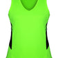Aussie Pacific-Aussie Pacific Lady Tasman Singlet-4 / Neon Green/Black-Uniform Wholesalers - 8