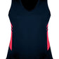 Aussie Pacific-Aussie Pacific Lady Tasman Singlet-4 / Navy/Neon Pink-Uniform Wholesalers - 7