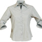 Stencil-Stencil Ladies' Nano Shirt (3/4S)-Putty / 8-Uniform Wholesalers - 6