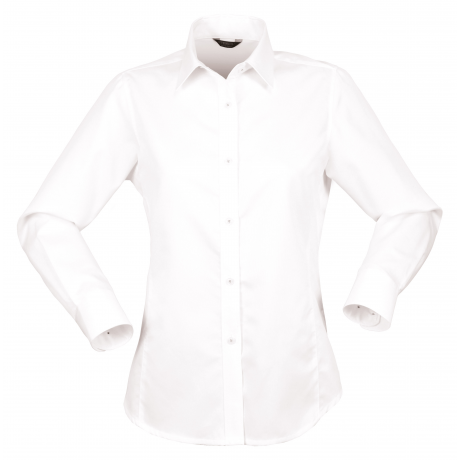 Stencil-Stencil  Hospitality Nano 2134L Ladies L/S Shirt-White / White / 8-Uniform Wholesalers - 2