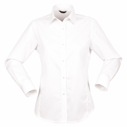 Stencil-Stencil  Hospitality Nano 2134L Ladies L/S Shirt-White / White / 8-Uniform Wholesalers - 2