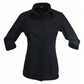 Stencil-Stencil Candidate 2135Q Ladies 3/4S Shirt-Black / 8-Uniform Wholesalers - 4