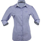 Stencil-Stencil Ladies' Dominion Shirt (3/4 Sleeve)-Mid Blue / 8-Uniform Wholesalers - 3