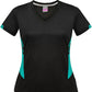 Aussie Pacific-Aussie Pacific Lady Tasman Tee (2nd 10 colors)-4 / Black/Teal-Uniform Wholesalers - 17
