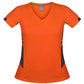 Aussie Pacific-Aussie Pacific Lady Tasman Tee-4 / Neon Orange/Slate-Uniform Wholesalers - 6