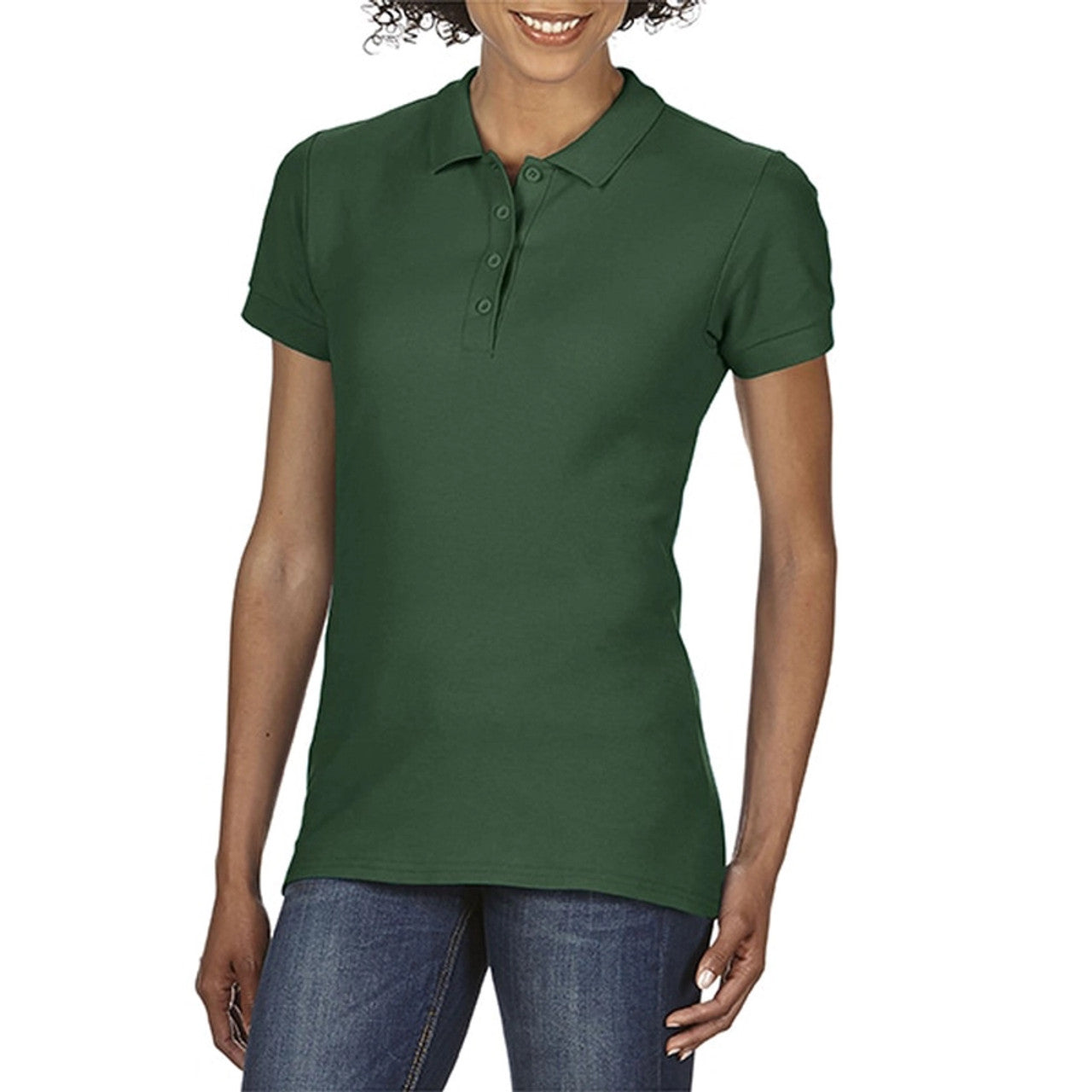Gildan women's deals polo shirts