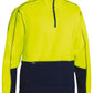 Bisley Hi Vis Fleece 1/4 Zip Pullover (BK6989)