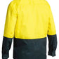 Bisley Hi Vis Closed Front Drill Shirt- Long Sleeve (BSC6267)