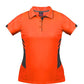 Aussie Pacific-Aussie Pacific Lady Tasman Polo( 2nd 8 colors)-4 / Neon Orange/Slate-Uniform Wholesalers - 2