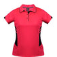 Aussie Pacific-Aussie Pacific Lady Tasman Polo( 2nd 8 colors)-4 / Neon Pink/Black-Uniform Wholesalers - 3