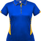 Aussie Pacific-Aussie Pacific Lady Tasman Polo( 4th 8 colors)-4 / Royal/Gold-Uniform Wholesalers - 13