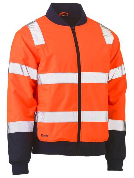 Bisley Taped Two Tone Hi Vis Bomber Jacket (BJ6730T)