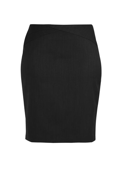 Biz Corporates Chevron Band Skirt (24014)-Clearance