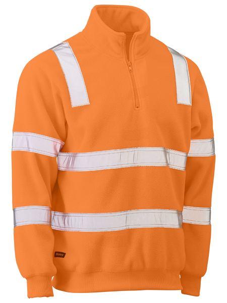 Bisley Taped Hi Vis Rail Polar Fleece Jumper (BK6816T)