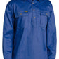 Bisley Closed Front Cotton Drill Shirt - Long Sleeve (BSC6433)