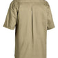 Bisley Closed Front Cotton Drill Shirt - Short Sleeve (BSC1433)