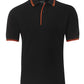 JB's Wear-Jb's Contrast Polo - Adults 1st ( 9 Color )-Black/Orange / S-Uniform Wholesalers - 4