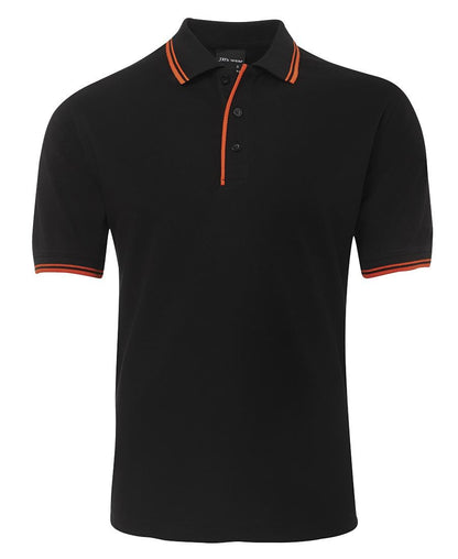 JB's Wear-Jb's Contrast Polo - Adults 1st ( 9 Color )-Black/Orange / S-Uniform Wholesalers - 4