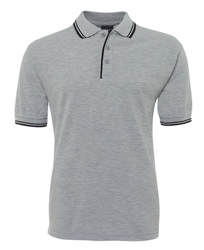 JB's Wear-Jb's Contrast Polo - Adults 1st ( 9 Color )-13% Marle Black / S-Uniform Wholesalers - 9