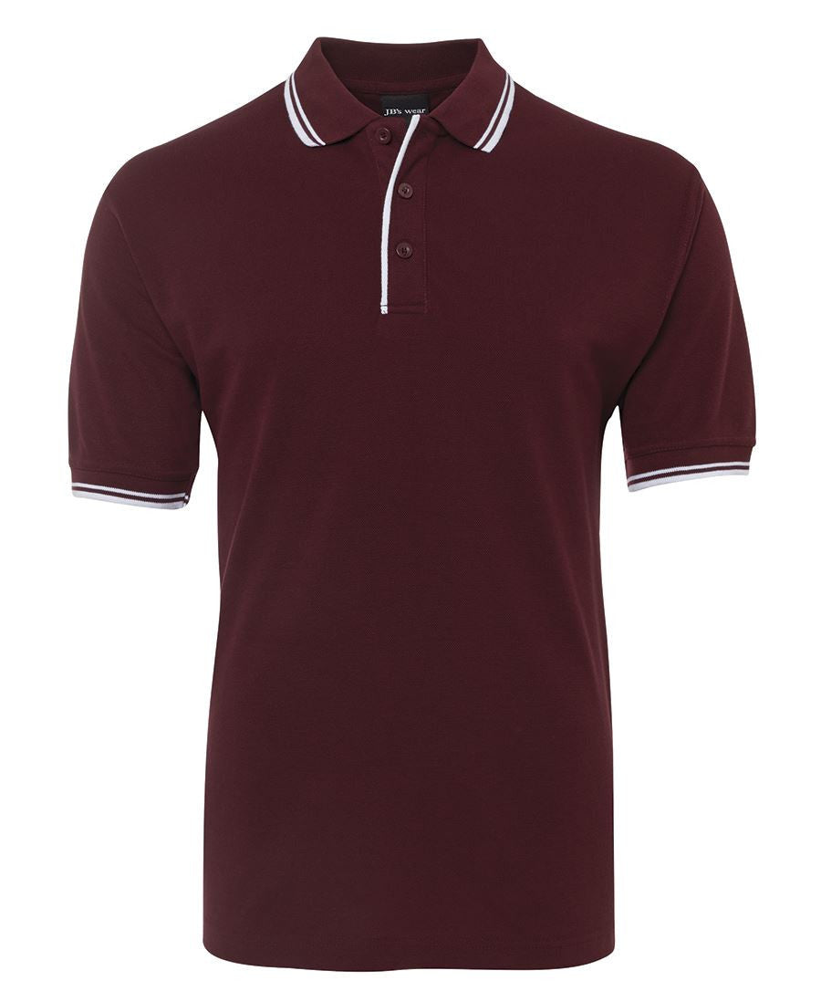 JB's Wear-Jb's Contrast Polo - Adults 1st ( 9 Color )-Maroon/White / S-Uniform Wholesalers - 11