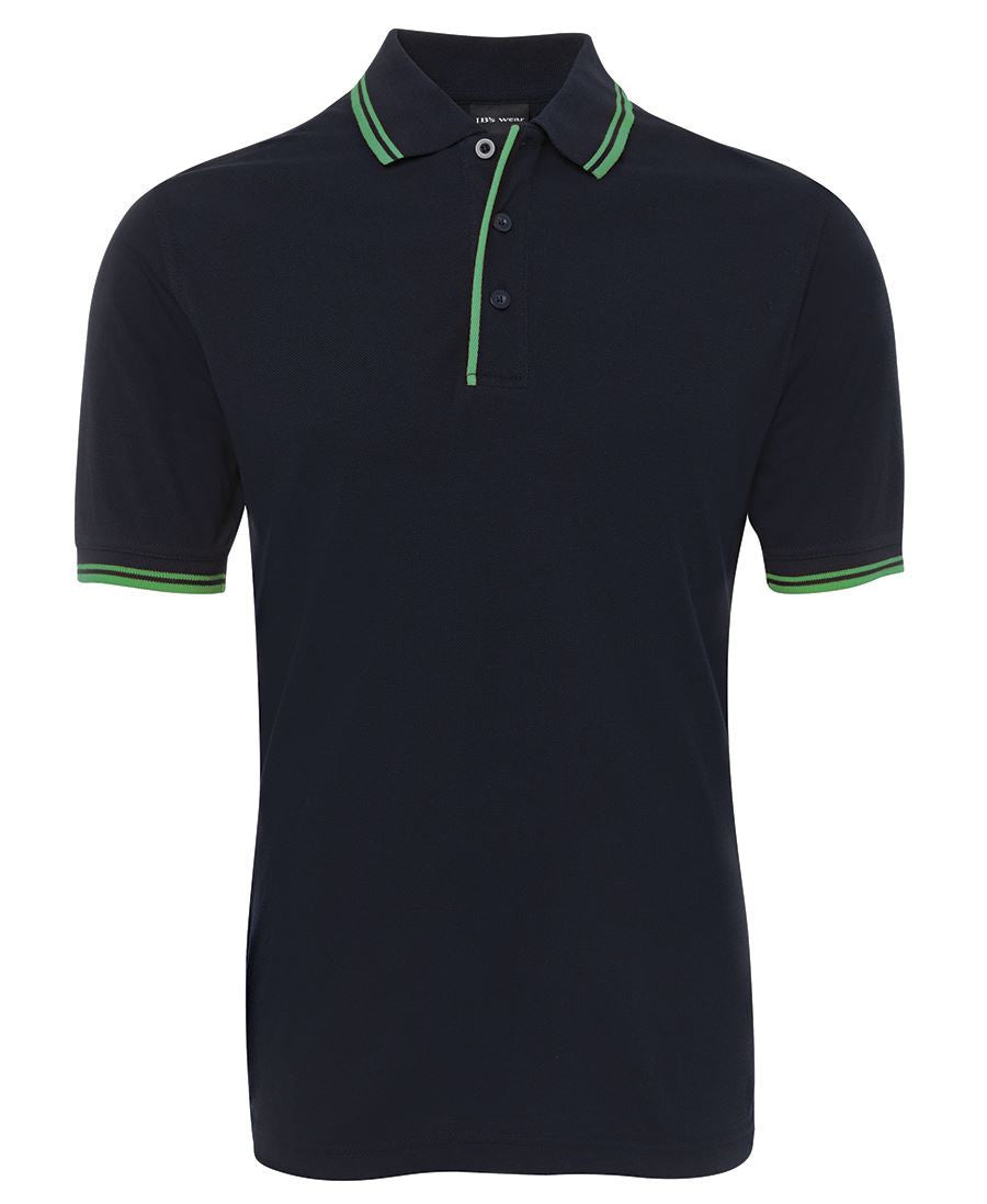 JB's Wear-Jb's Contrast Polo - Adults 2nd ( 11 Color )-Navy/Green / S-Uniform Wholesalers - 4