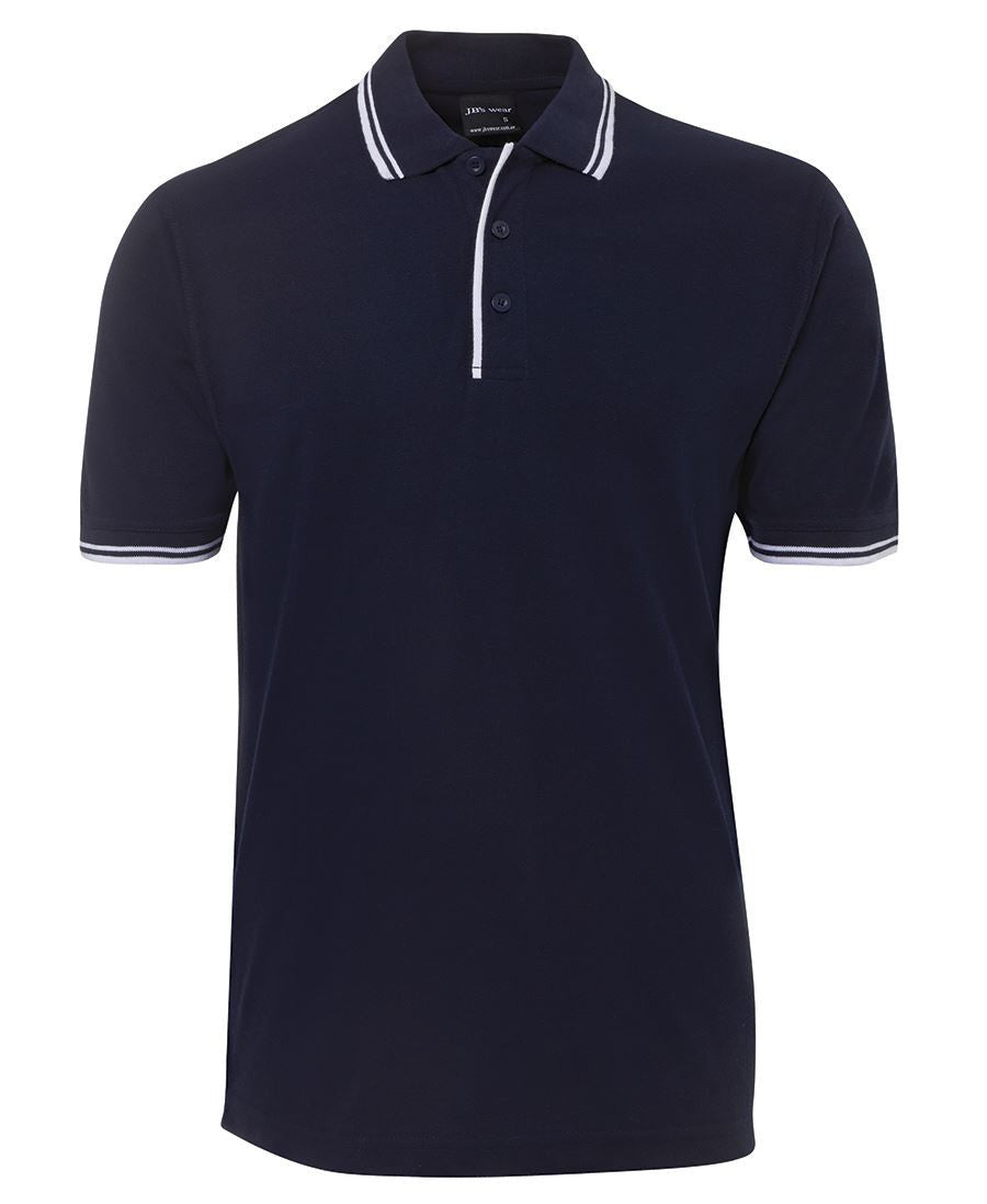 JB's Wear-Jb's Contrast Polo - Adults 2nd ( 11 Color )-Navy/White / S-Uniform Wholesalers - 6