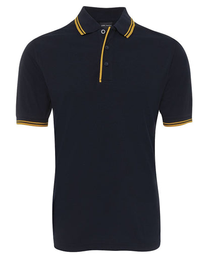 JB's Wear-Jb's Contrast Polo - Adults 2nd ( 11 Color )-Navy/Gold / S-Uniform Wholesalers - 2