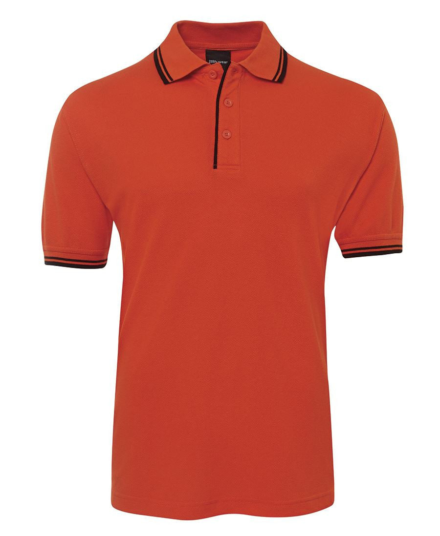 JB's Wear-Jb's Contrast Polo - Adults 2nd ( 11 Color )-Orange/Black / S-Uniform Wholesalers - 7