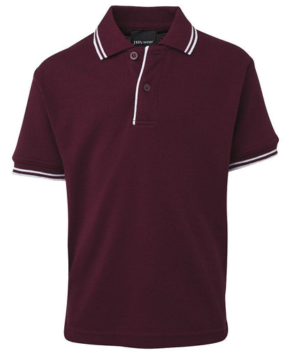 JB's Wear-JB's Kids Contrast Polo-Maroon/White / 4-Uniform Wholesalers - 10