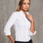 Winning Spirit Women's Cotton/Poly Stretch 3/4 Sleeve Shirt (M8020Q)