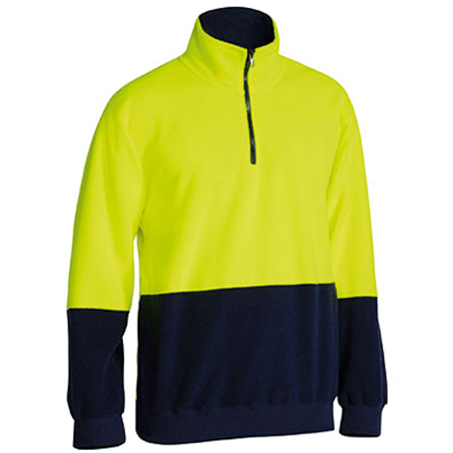 Bisley Hi Vis Polar Fleece Zip Pullover (BK6889)