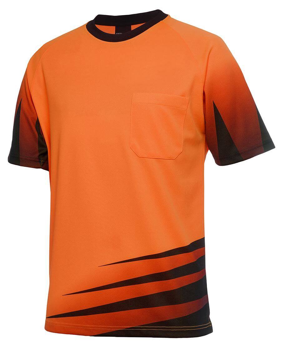 JBs Wear Hi Vis Rippa Sub Tee (6HVRT)