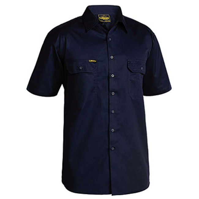 Bisley Cool Lightweight Drill Shirt - Short Sleeve (BS1893)