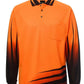 JBs Wear Hi Vis L/S Rippa Sub Polo (6HVRL)