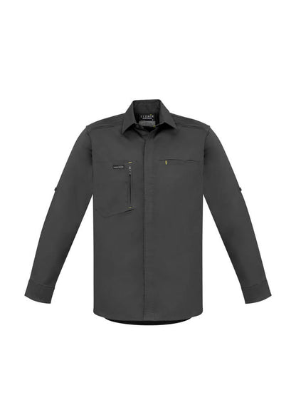 Syzmik Mens Streetworx L/S Stretch Shirt (ZW350)-Clearance