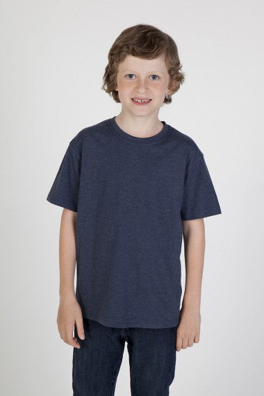 Ramo-Ramo Kids Marl Crew Neck T-shirt (new)--Uniform Wholesalers - 1