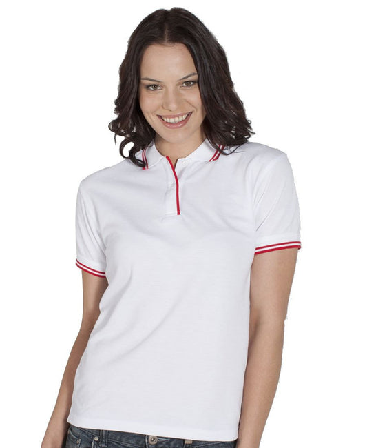 JB's Wear-Jb's Ladies Contrast Polo 1st ( 7 Color )--Uniform Wholesalers - 1