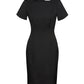 Biz Corporates Womens Cool Stretch Short Sleeve Shift Dress (30112)