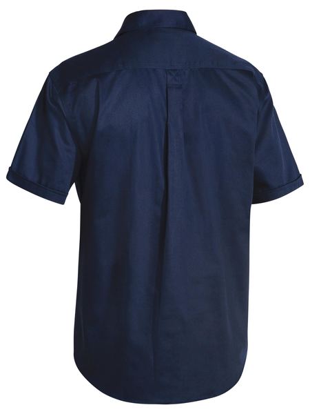 Bisley Closed Front Cotton Drill Shirt - Short Sleeve (BSC1433)