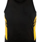 Aussie Pacific-Aussie Pacific Kids Tasman Singlets(1st 14 colors)-4 / Black/Gold-Uniform Wholesalers - 5