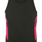 Aussie Pacific-Aussie Pacific Kids Tasman Singlet(2nd 14 colors)-4 / Slate/Neon Pink-Uniform Wholesalers - 10