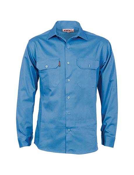 DNC-Cotton-Drill-Work-Shirt-With-Gusset-Sleeve